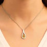Timeless Sterling Silver Yellow Sapphire Pendant