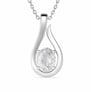 Timeless Sterling Silver Zircon Pendant