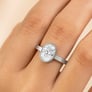 Timeless Zircon Stone Sterling Silver Ring for Women