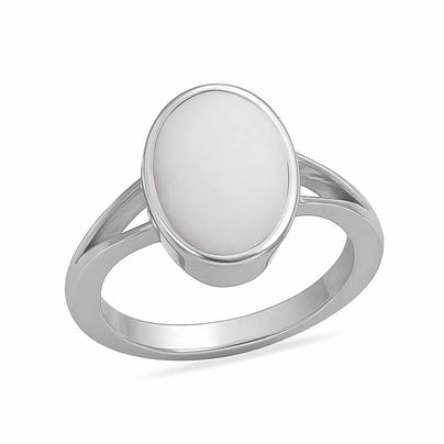 Traditional 925 Silver Opal Gemstone Ring for Women