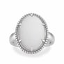 Traditional 925 Sterling Silver Opal Ring for Men