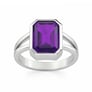 Vintage 925 Sterling Silver Amethyst Men’s Ring