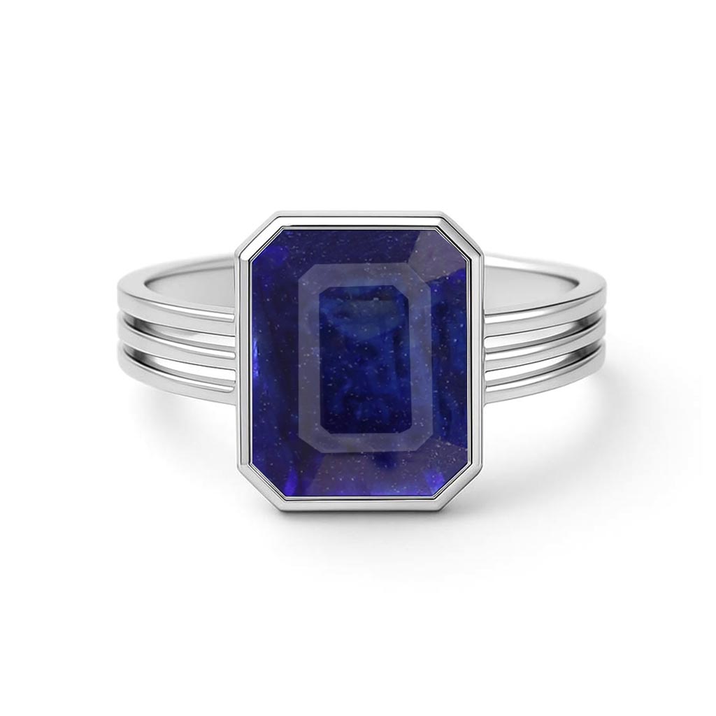Vintage 925 Sterling Silver Blue Sapphire Women’s Ring