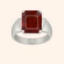 Vintage 925 Sterling Silver Hessonite Gomed Men’s Ring