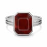 Vintage 925 Sterling Silver Hessonite Gomed Women’s Ring