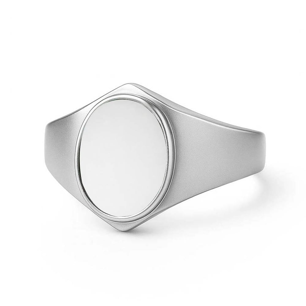 Vintage 925 Sterling Silver Opal Men’s Ring