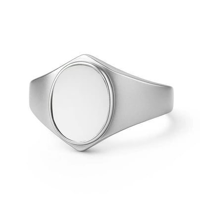 Vintage 925 Sterling Silver Opal Men’s Ring