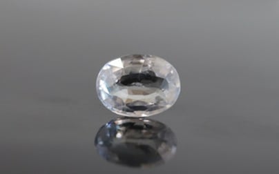 White Zircon - NZ 17047 (Origin - Ceylon) Limited - Quality 