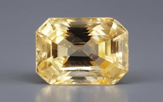 6.88 Carat Yellow Sapphire Stone Price In India ₹2,95,840 | Pushkraj Khada Price In India | Cost Of Yellow Sapphire